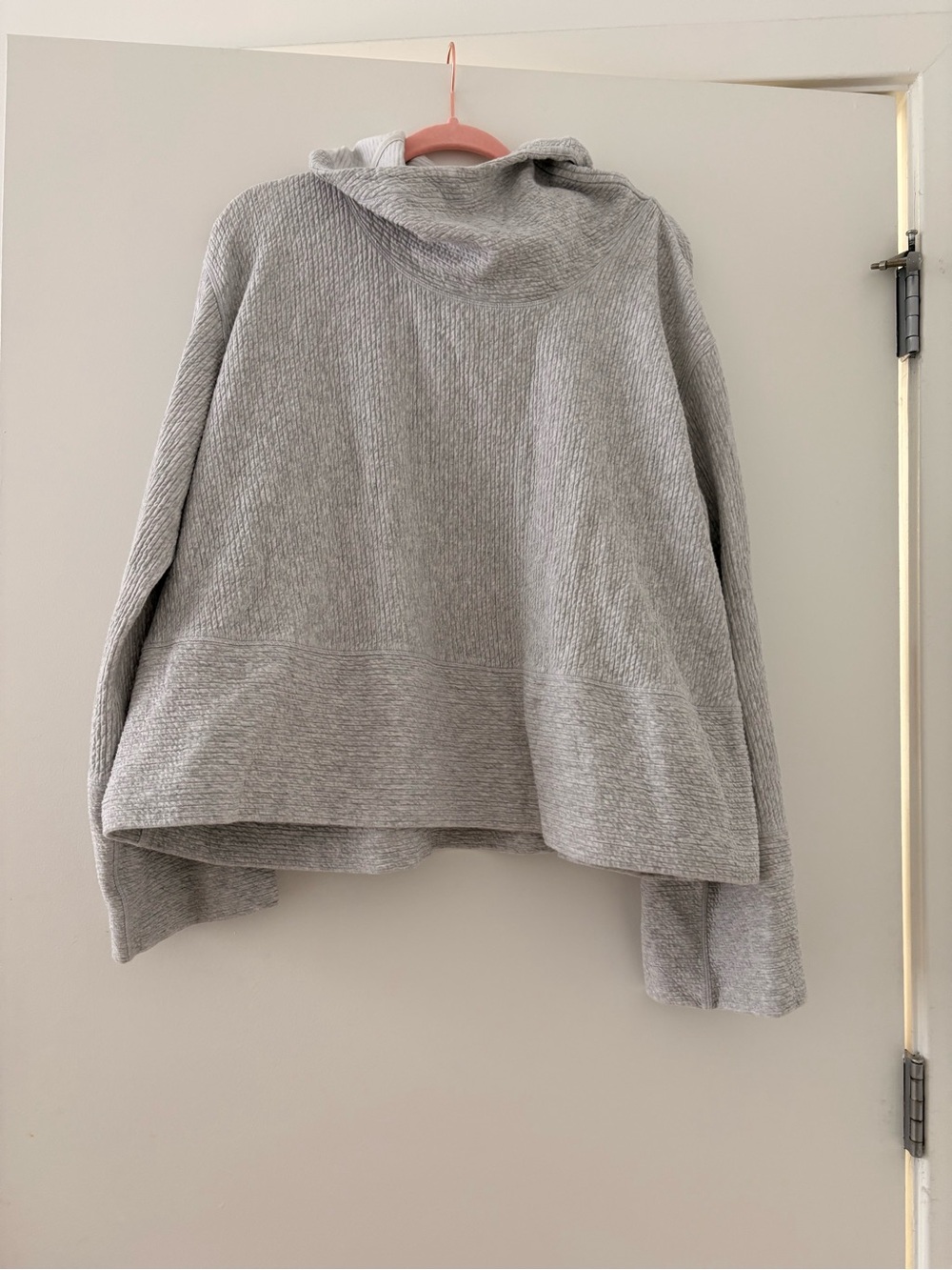lululemon athletica Light Gray “Retreat yourself Hoodie”